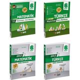 Gizli 2026 6. Sınıf Matematik + Türkçe Alıştırmalı + Usta İşi Soru Bankası Seti 4 Kitap Güncel Müfredat