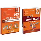 Gizli 2026 8. Sınıf Lgs Fen Bilimleri Alıştırmalı + Usta İşi Soru Bankası Seti 2 Kitap