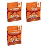 Gizli 2026 8. Sınıf Lgs Matematik + Türkçe + Fen Gizli Kuşak Serisi Seti 3 Kitap