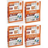 Gizli 2026 8. Sınıf Lgs Matematik + Türkçe + Fen + İnkılap Deneme - Meb Gibi Sordu Seti 4 Kitap