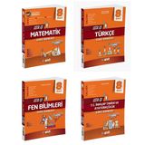 Gizli 2026 8. Sınıf Lgs Matematik + Türkçe + Fen + İnkılap Usta İşi Soru + Kavram Haritası Seti 4 Kitap