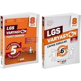 Gizli 2026 8. Sınıf Lgs Varyasyon 5 Deneme + 6 Yıl Konu Konu Çıkmış Sorular Seti 2 Kitap