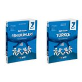 Gizli 2027 7. Sınıf Fen Bilimleri + Türkçe Gizli Kuşak Serisi Seti 2 Kitap Maarif Model