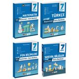 Gizli 2027 7. Sınıf Matematik + Türkçe + Fen + Sosyal Alıştırmalı Soru Bankası Seti 4 Kitap Maarif Model
