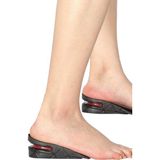 Gizli Boy Uzatma Tabanlık Boy Uzatıcı Tabanlık Ayakkabı Içi Topuk Yükseltici 5 cm Siyah Unisex