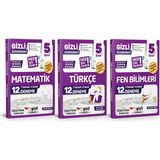 Gizli Koordinat 5. Sınıf Matematik + Türkçe + Fen Bilimleri 12'li Deneme Seti | Meb Gibi Sorular Yeni Nesil Denemeler