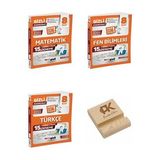 Gizli LGS 8. Sınıf Koordinat Matematik Fen veTürkçe MEB Tarzı 15li Deneme 3lü Set + Telefon Standı
