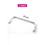 Gizli Metal Çanta Bursu - 3 Adet - 25 Cm - Metal Çanta Aparatı Çanta Aksesuarı