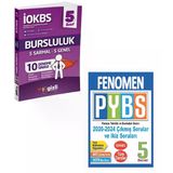 Gizli Yayınları 2025 5. Sınıf 10 Bursluluk Deneme + Fenomen Çıkmış Ve İkiz Sorular Seti 2 Kitap