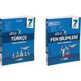 Gizli Yayınları 2025 7. Sınıf Fen Bilimleri - Türkçe Usta İşi Soru - Kavram Haritası Seti 2 Kitap