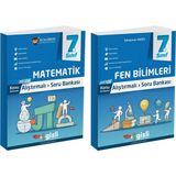 Gizli Yayınları 2025 7. Sınıf Matematik - Fen Bilimleri Alıştırmalı Soru Bankası Seti 2 Kitap