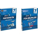 Gizli Yayınları 2025 7. Sınıf Matematik - Fen Bilimleri Usta İşi Soru - Kavram Haritası Seti 2 Kitap