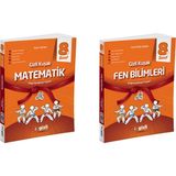Gizli Yayınları 2025 8. Sınıf LGS Matematik - Fen Bilimleri Gizli Kuşak Serisi Seti 2 Kitap