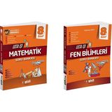 Gizli Yayınları 2025 8. Sınıf LGS Matematik - Fen Bilimleri Usta İşi Soru - Kavram Haritası Seti 2 Kitap