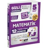 Gizli Yayınları 5. Sınıf Matematik 12'li Deneme MEB Gibi Sordu Basılı Kitaplar