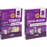 Gizli Yayınları 5. Sınıf Türkçe - Sosyal Bilgiler Alıştırmalı Soru Bankası
