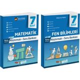 Gizli Yayınları 7. Sınıf Matematik + Fen Bilimleri Alıştırmalı Soru Bankası