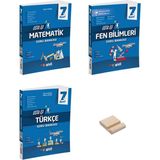 Gizli Yayınları 7. Sınıf Usta Işi Matematik Fen Bilimleri ve Türkçe Soru Bankası 3lü Set + Telefon Tutucu