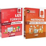 Gizli Yayınları - 8. Sınıf LGS Türkçe Alıştırmalı Soru Bankası - Matematik Alıştırmalı Soru Bankası