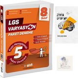 Gizli Yayınları 8.Sınıf Varyasyon 5li Paket Deneme+Zihin Deneme-Gz446