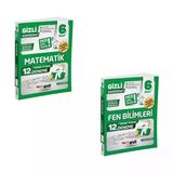 Gizli Yayınları Gizli 2027 6. Sınıf Matematik + Fen Bilimleri Deneme Seti 2 Kitap Maarif Model