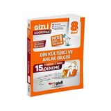 Gizli Yayınları Lgs 8. Sınıf Din Kültürü ve Ahlak Bilgisi 15'li Deneme-Meb Gibi Sordu