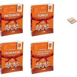 Gizli Yayınları Lgs 8. Sınıf Gizli Kuşak Matematik Fen Türkçe ve Sosyal Değerlendirme Föyleri (Deneme) 4lü Set + Telefon Tutucu