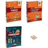Gizli Yayınları Lgs 8. Sınıf Usta Işi Türkçe Inkılap ve Paragraf Soru Bankası 3lü Set + Telefon Tutucu