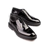 gizlitopuk 5-6 cm Boy Uzatan Gizli Topuk Rugan Erkek Klasik Ayakkabı GTmaxirug1700