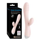 gizliyanım 10 Modlu Özel Vibratör-G Noktası Uyarıcılı-Uzunluk 20 cm-Krem Renginde İkili Kullanım (Anal Vajinal)