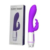 gizliyanım 36 Mod Klitoris Uyarıcı Tavşan Vibratör Kalite-Mor- USB Şarjlı 18 cm İkili Kullanım(Anal Vajinal)