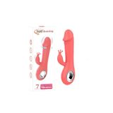 gizliyanım 7 fonksiyon 360 Derece Dönebilen Özel Penis Başlı Tavşan Vibratör-Uzunluk USB Şarj- Klitoris Uyarıcı