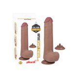 gizliyanım Double Layer Realistik Dildo – Çift Katman TPE, Güçlü Vantuzlu, 21 cm
