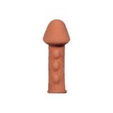 gizliyanım Ekstra Dolgu İle Kalınlaştıran Penis Kılıfı - COCK SLEEVE Kabatma Desenli Tırtıklı