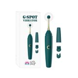 gizliyanım G-SPOT * 17.6CM * 2.6CM * 1.1CM ÖLÇÜLERİNDE * KUTUDAN 3 FARKLI BAŞLIK ÇIKAR/ Su Geçirmez Klitoris Uyarıcı Vibratör Rotasyonlu