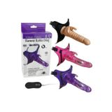 gizliyanım Harness-rabbit Dong Titreşimli Strapon Ten Rengi- - 8,5 ' UZUNLUK - 10 FARKLI TİTREŞİM MODU - TAVŞAN ŞEKLİNDE UYARICILI