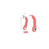 gizliyanım Rotasyonlu Titreşimli Vibratör - G Noktası Uyarıcılı - Uzunluk 19 cm - Klitoris Uyarıcı - Turuncu