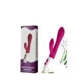 gizliyanım Silikon Tavşan 20 Mod Titreşimli Vibratör - 18 cm Uzunluğunda - İkili Kullanılabilir (Anal Vajinal)