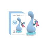 gizliyanım Swan-B APP Vibratör-Lila / 7 Emme Ve Titreşim /Müzik Ses Ve Sallamaya Duyarlı/Anal Vajinal Kullanım
