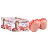 gizliyanım*Etekli Realistik Anal Vajinal Girişli Kalça Mastürbatör-19 CM uzunlukta, 22 CM genişlikte, 12 CM yükseklikte ve 2,2 KG ağırlığındadır.