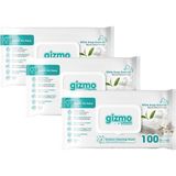 Gizmo Clean Yüzey Temizlik Havlusu Beyaz Sabun Kokulupa 3 Paket 300 Yaprak - 1