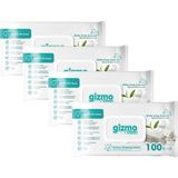 Gizmo Clean Yüzey Temizlik Havlusu Beyaz Sabun Kokulupa 4 Paket 400 Yaprak - 1