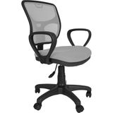 Gizmo Fileli Bilgisayar Ofis Çalışma Sandalyesi Koltuğu FK1100 Açıkgri - Açık Gri