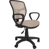 Gizmo Fileli Bilgisayar Ofis Çalışma Sandalyesi Koltuğu FK1100 Ekru - Krem
