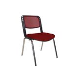Gizmo Form Fileli Ofis Bekleme Misafir Koltugu Mk1000 Bordo