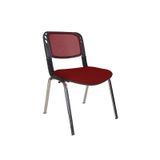 Gizmo Ofis Bekleme Misafir Sandalyesi Koltuğu Mk1000 Bordo