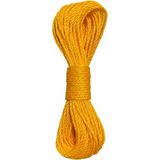 Gizmur Store 20 Metre Sarı Naylon Ip 3 Mm, Çok Amaçlı Dayanıklı Çamaşır Ipi, Kamp Bahçe Balkon Hamak ve Taşıma Sabitleme Ipi, Dayanıklı Çamaşır Ipi Kalın, Asma Ipi Güçlü Halat Ip, Sağlam Ip, Kaliteli - 1 kg