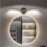 Gizmur Store Fer Avize Diana Modern Tasarım Siyah Renk Gün Işığı Ledli Banyo - Mutfak - Salon LED Duvar Aplik - Beyaz - Gold