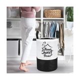 Gizmur Store Palm Design Katlanabilir Çamaşır Sepeti - Katlanır Çamaşır Sepeti - Oyuncak Sepeti (Renkli) - 1 kg