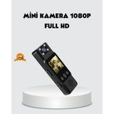 Gizmurstore 180 Derece Dönebilen Mini Kamera Full HD TFT Ekran Hareket Sensörlü - MZUIRG1461-3631